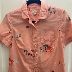 J. Crew Factory Hawaiian Print Shirt